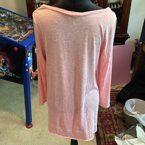 Easel crossover boho chic tunic in light Pink - Picture 5 of 7